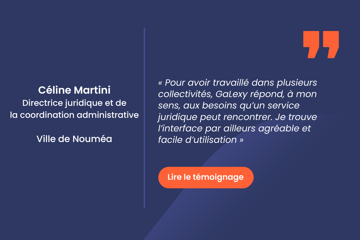 Comment GaLexy a permis à Céline Martini (ville de Nouméa) d'avoir un meilleur suivi des dossiers juridiques