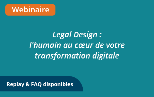 Webinaire - Legal Design : l'humain au coeur de votre transformation juridique